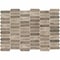 Msi Driftwood Picket 9.84In. X 14.13 In. Glass Mesh-Mounted Mosaic Tile, 15PK ZOR-MD-0287 - alternate 2